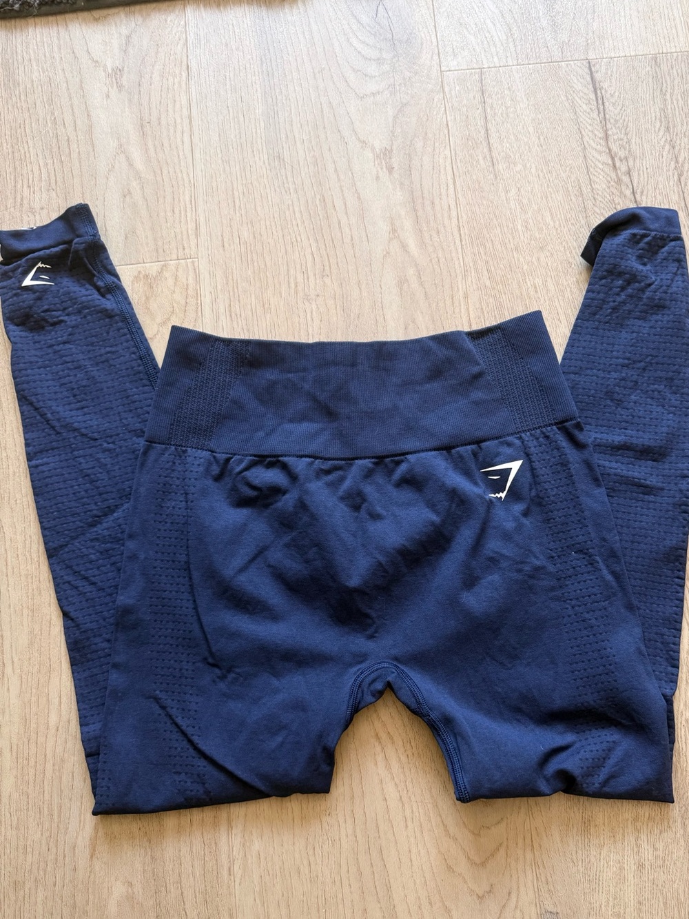 Gymshark Blue Leggings Sz small NEW
